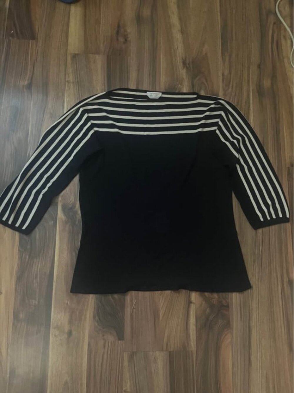 Maxmara striped boatneck top size medium